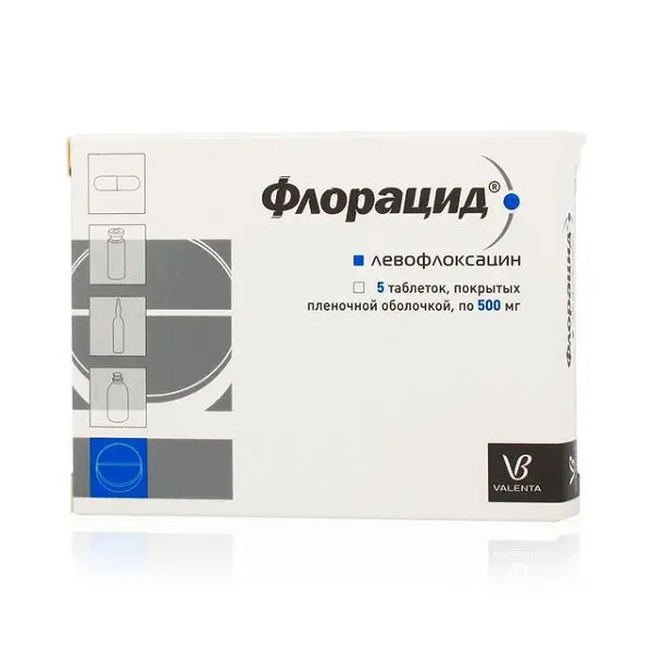ФЛОРАЦИД табл. п.о. 500мг N5 (ВАЛЕНТА, РФ)