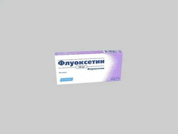ФЛУОКСЕТИН капс. 10мг N20 (Биоком, РФ)