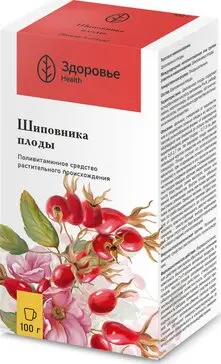 ШИПОВНИКА ПЛОДЫ сырье 100г N1 (Здоровье Фирма, РФ)