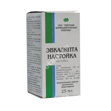 ЭВКАЛИПТА настойка (фл.) 25мл N1 (Тверская Ф.Ф., РФ)