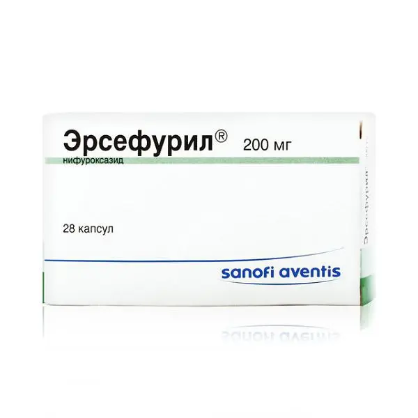 ЭРСЕФУРИЛ капс. 200мг N28 (САНОФИ, ФРАНЦИЯ)