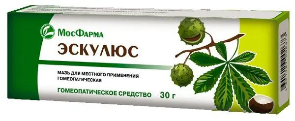 ЭСКУЛЮС мазь 30г N1 (Московская Ф.Ф., РФ)