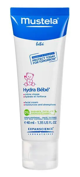 МУСТЕЛА (MUSTELA) Bebe Hydra крем для лица увлаж 40мл (Лаборатория Экспансьянс, ФРАНЦИЯ)