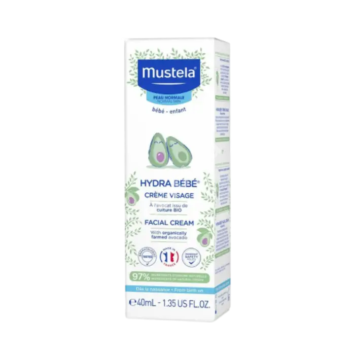 МУСТЕЛА (MUSTELA) Bebe Hydra крем для лица увлаж 40мл (Лаборатория Экспансьянс, ФРАНЦИЯ)