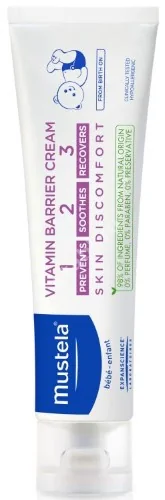 МУСТЕЛА (MUSTELA) 1 2 3 крем под подгузник детский 50мл (Лаборатория Экспансьянс, ФРАНЦИЯ)