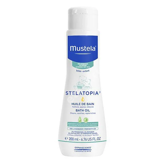 МУСТЕЛА (MUSTELA) Stelatopia масло д/ванны 200мл (Лаборатория Экспансьянс, ФРАНЦИЯ)