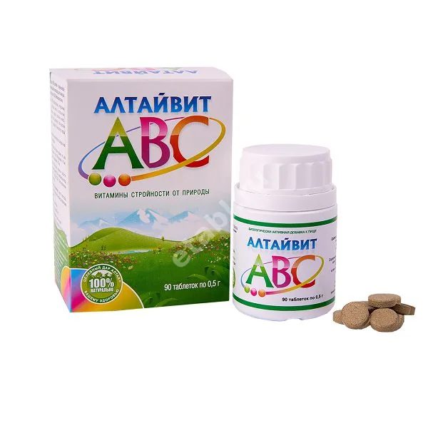 АЛТАЙВИТ АВС табл. 0.5г N90 (Бальзам, РФ)