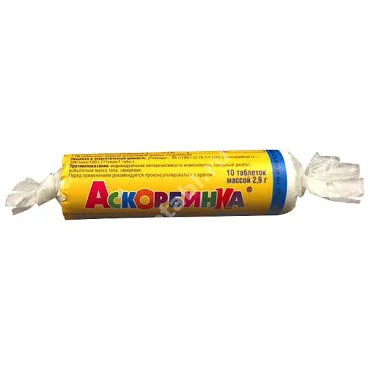 АСКОРБИНКА ФОРТЕ с глюкозой табл. 60мг - 0.58г N70 Лимон (ЭкоФарм НПЦ, РФ)
