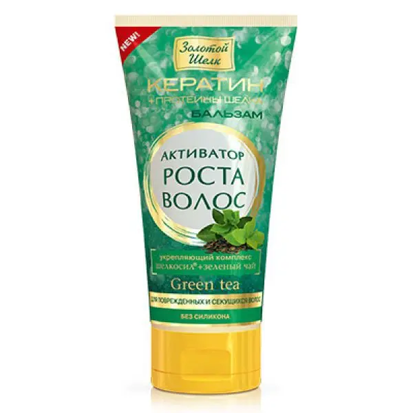 ЗОЛОТОЙ ШЕЛК Активатор роста бальзам для волос восстан-щий 170мл (ЭЛЬД, РФ)