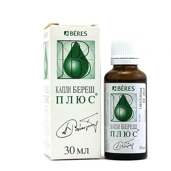 БЕРЕШ ПЛЮС капли внутр. (фл.) 30мл N1 (Береш Фармацевтикалс, ВЕНГРИЯ)