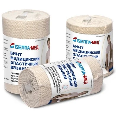 БИНТ ЭЛАСТИЧНЫЙ компрессионный СР 10х100см (Белпа-Мед, БЕЛАРУСЬ)