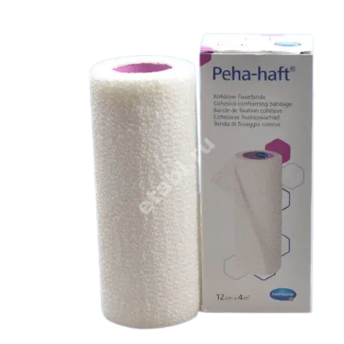 БИНТ КОГЕЗИВНЫЙ Самофиксирующийся Пеха Хафт 12х400см бел (ПАУЛЬ ХАРТМАНН, ГЕРМАНИЯ)