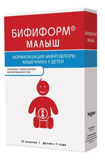 БИФИФОРМ Малыш пор. д/внутр. прим. (пак.) N21 (ГЛАКСО СМИТ КЛЯЙН, РУМЫНИЯ)