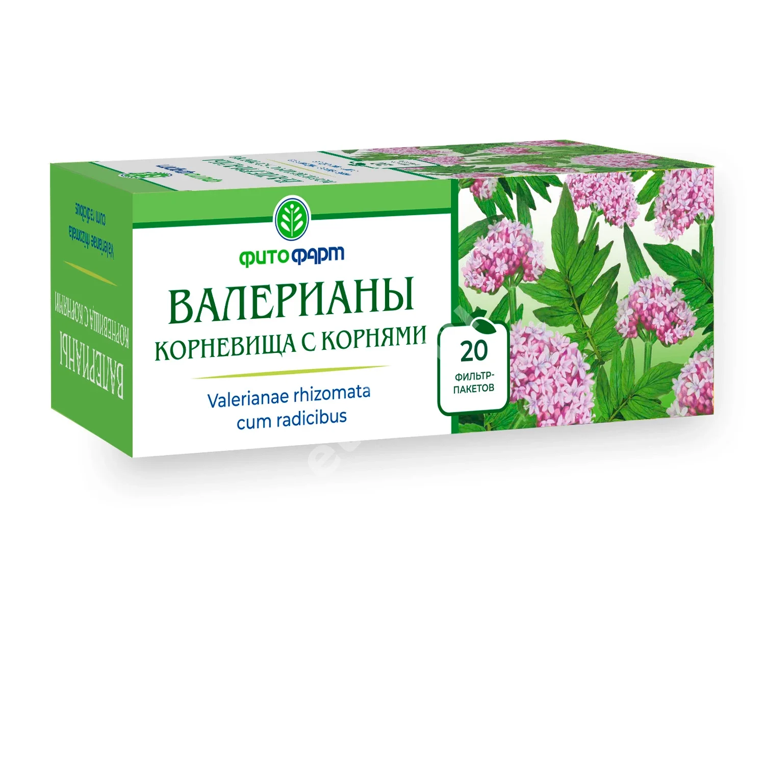 ВАЛЕРИАНЫ КОРНЕВИЩА сырье (фильтр-пак.) 1.5г N20 (ФИТОФАРМ, РФ)