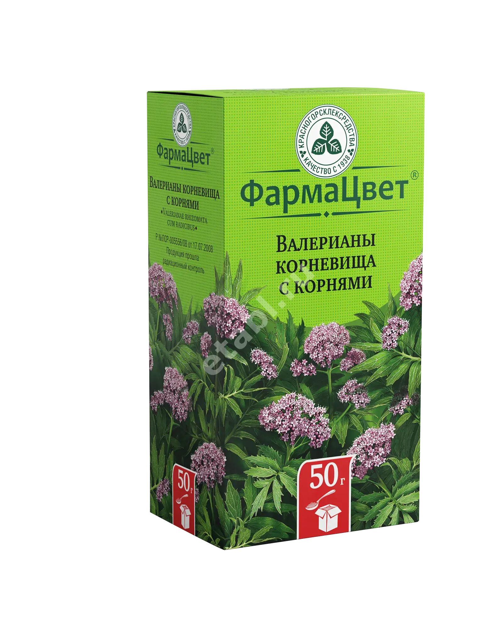 ВАЛЕРИАНЫ КОРНЕВИЩА сырье 50г N1 (КРАСНОГОРСКЛЕКСРЕДСТВА, РФ)