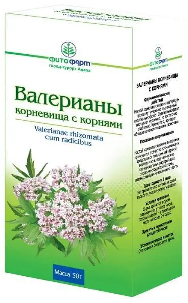 ВАЛЕРИАНЫ КОРНЕВИЩА сырье 50г N1 (ФИТОФАРМ, РФ)