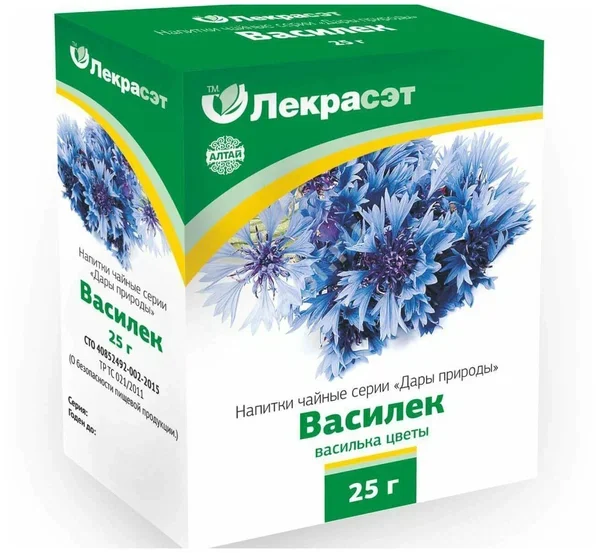 ВАСИЛЕК ЦВЕТКИ 25г N1 (Лекра-СЭТ, РФ)