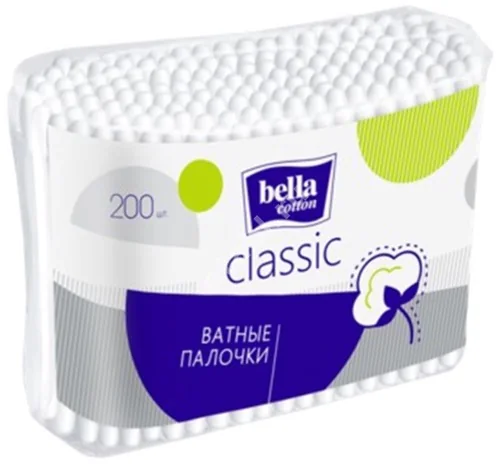 ВАТНЫЕ ПАЛОЧКИ (пак.) N200 (БЕЛЛА, РФ)