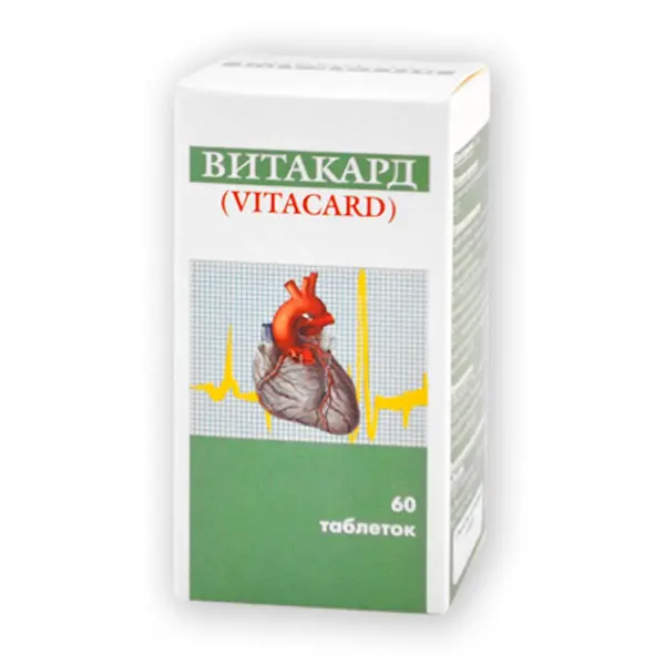 ВИТАКАРД табл. 0.77г N60 (Ханкинтатукку, ФИНЛЯНДИЯ)