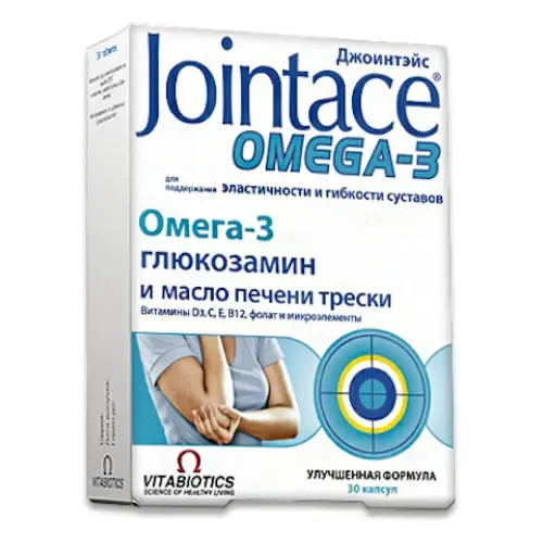 ДЖОИНТЭЙС ОМЕГА-3 капс. N30 (ВИТАБИОТИКС, ВЕЛИКОБРИТАНИЯ)