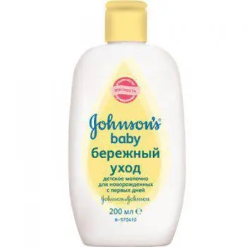 ДЖОНСОНС БЕБИ Бережный уход молочко детское 200мл (ДЖНС&ДЖНС, ИТАЛИЯ)