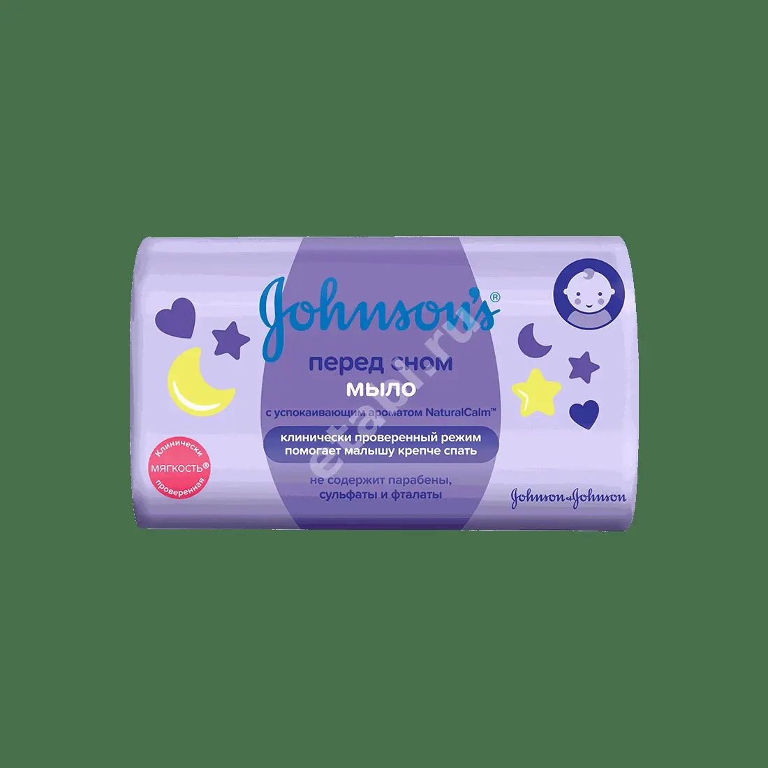 ДЖОНСОНС БЕБИ Перед сном мыло детское 100г (ДЖНС&ДЖНС, ИТАЛИЯ)