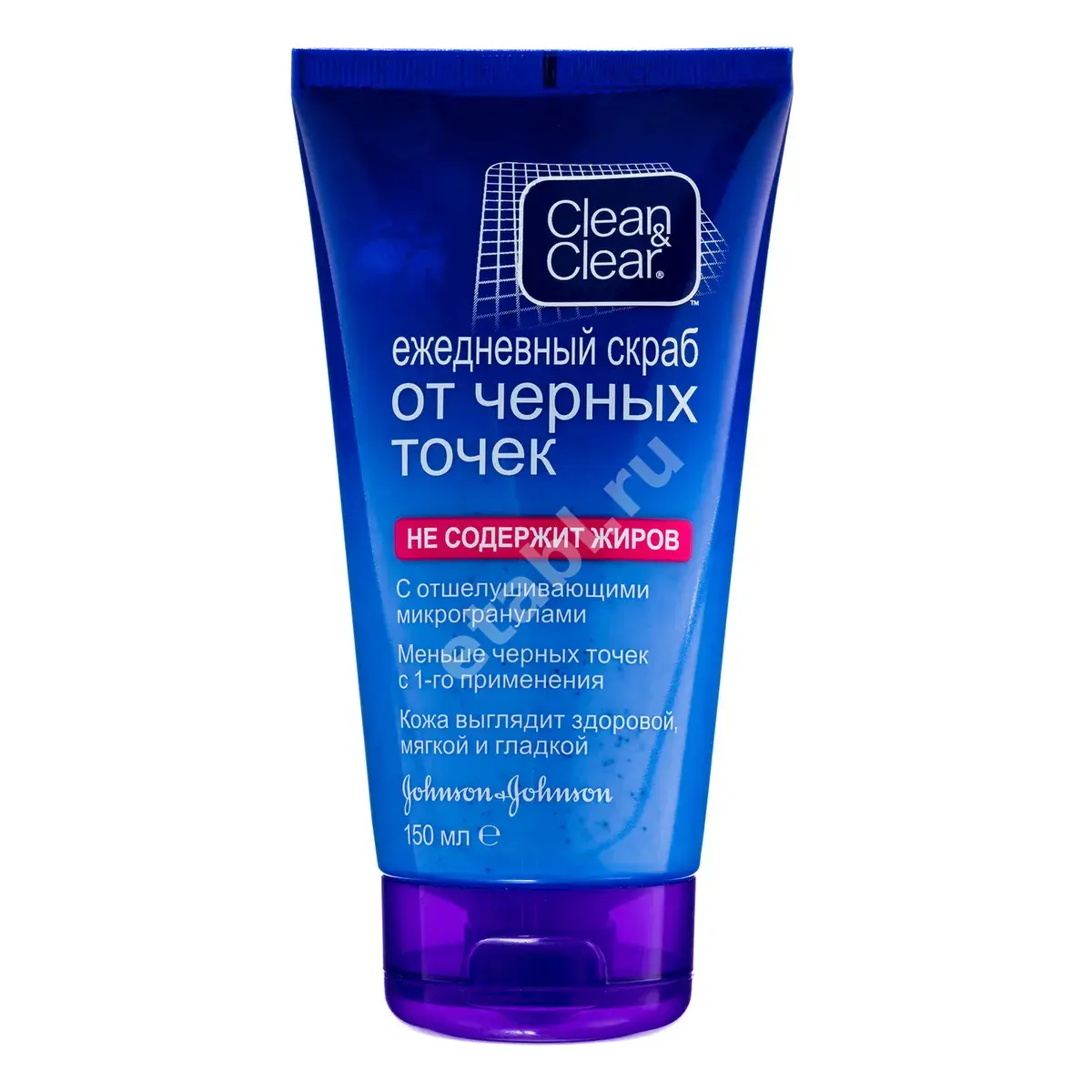 КЛИН ЭНД КЛИА скраб ежедневный от черных точек 150мл (ДЖНС&ДЖНС, ИТАЛИЯ)