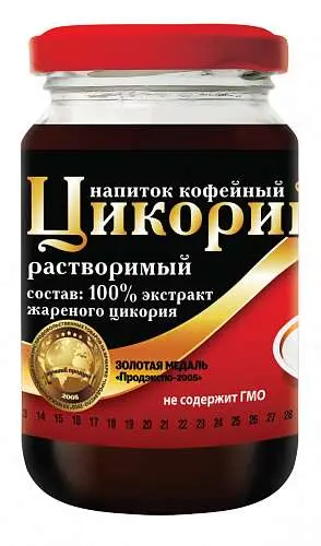 ЦИКОРИЙ напиток растворимый жидкий (банк.) 200г (Еремеевское, РФ)