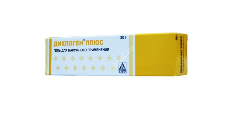 ДИКЛОГЕН ПЛЮС гель (туба) 1% - 30г N1 (Аджио Фармацевтикалз, ИНДИЯ)