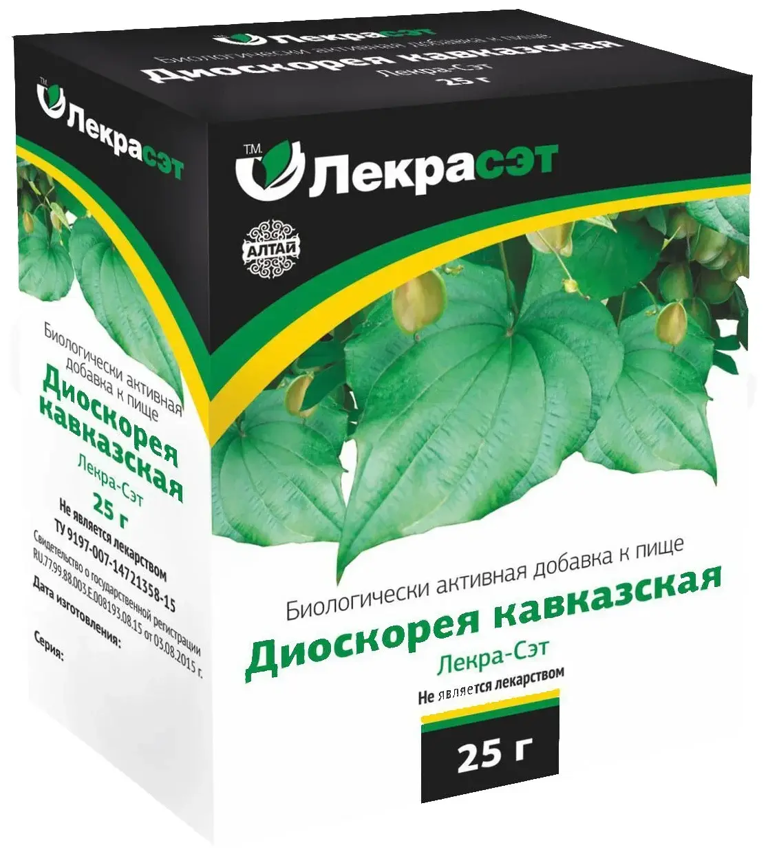 ДИОСКОРЕЯ КАВКАЗСКАЯ 25г N1 Лекра-СЭТ РФ: купить в Белгороде|  Интернет-аптека eTabl.ru (партнер Таблеточка)