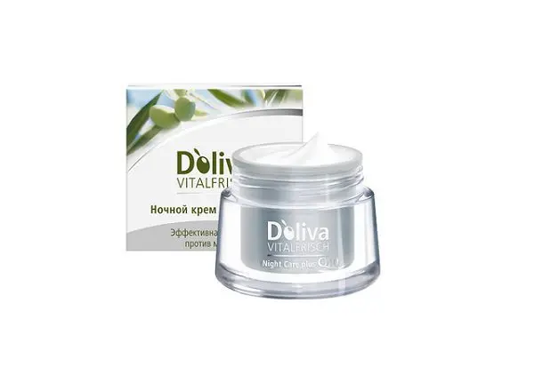 ДОЛИВА (D`OLIVA) Vitalfrisch plus Q10 крем для лица ночной 50мл (ДОКТОР ТАЙСС НАТУРВАРЕН, ГЕРМАНИЯ)