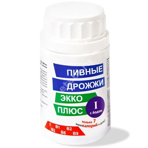 ДРОЖЖИ ПИВНЫЕ Йод табл. N100 (Экко Плюс, РФ)