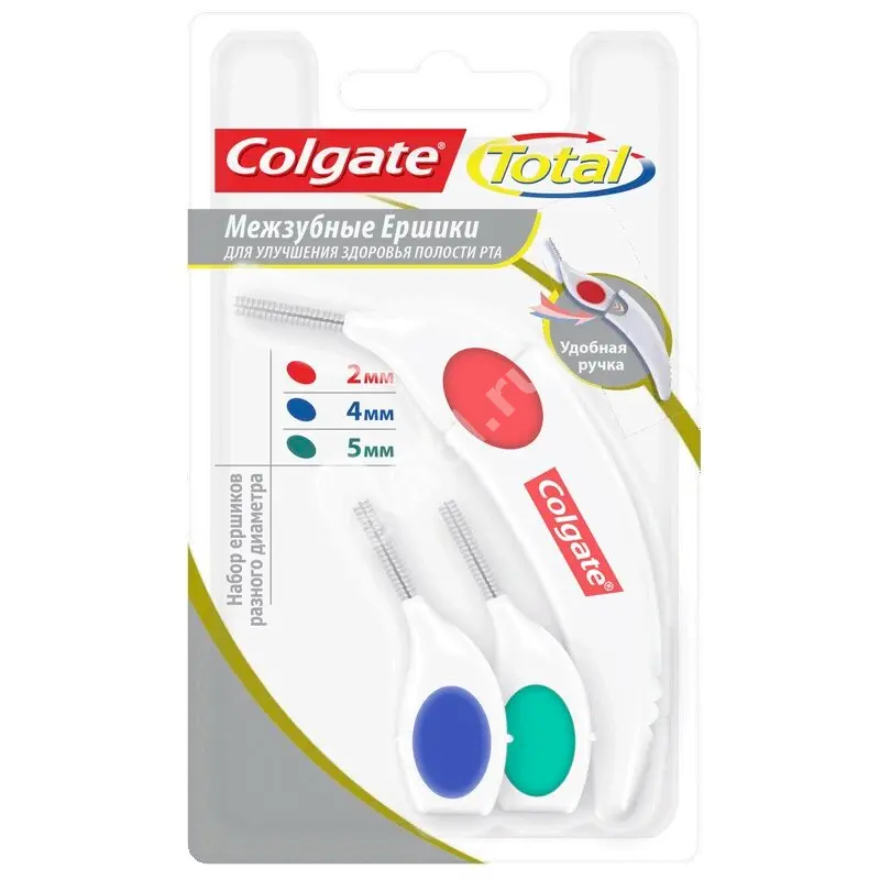 КОЛГЕЙТ ершик межзубный набор (2/4/5мм) N3 (КОЛГЕЙТ, ШВЕЙЦАРИЯ)