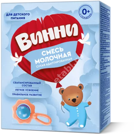 ВИННИ смесь сухая молочная 0-12м 350г (Инфаприм, РФ)