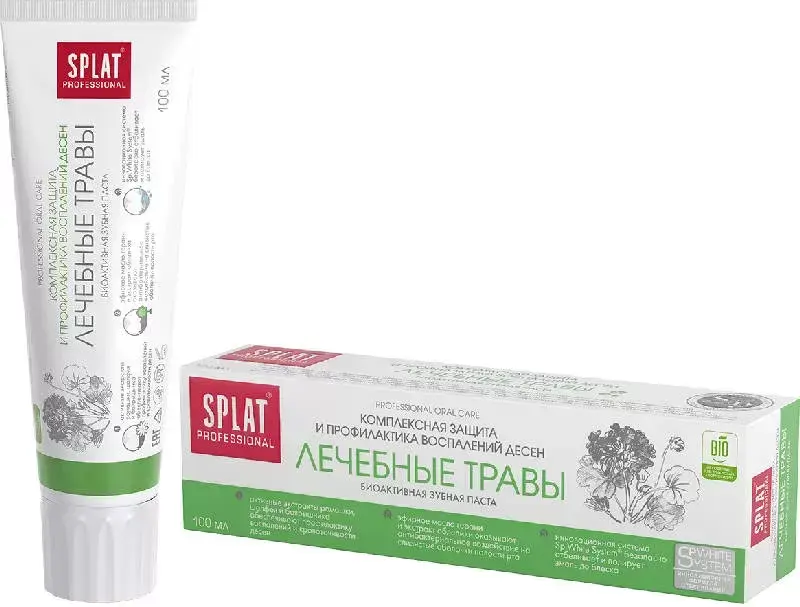 СПЛАТ Professional зубная паста Лечебные травы 100мл (Сплат Глобал, РФ)