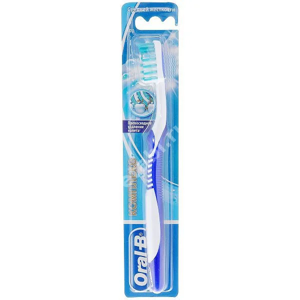 ОРАЛ-БИ (ORAL-B) Комплекс зубная щетка Глубокая чистка средн. жестк. (ПРОКТЕР & ГЕМБЛ , ИРЛАНДИЯ)