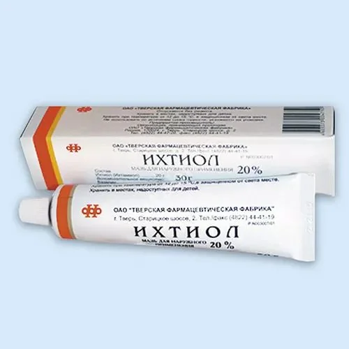 ИХТИОЛОВАЯ мазь (туба) 20% - 30г N1 (Тверская Ф.Ф., РФ)