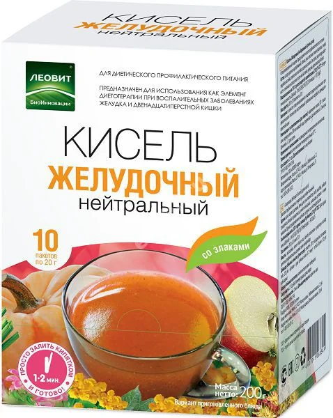 ЛЕОВИТ кисель желудочный нейтральный 20г N10 (ЛЕОВИТ, РФ)