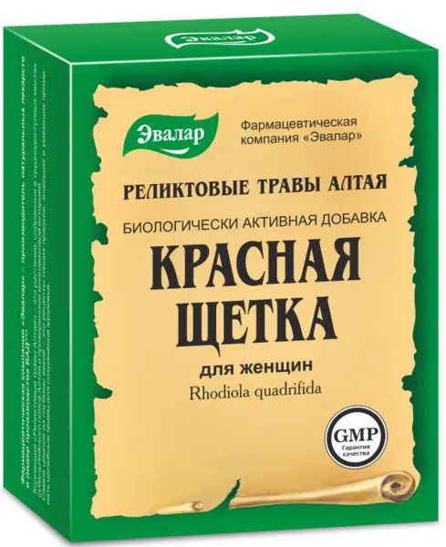 КРАСНАЯ ЩЕТКА 30г (ЭВАЛАР, РФ)