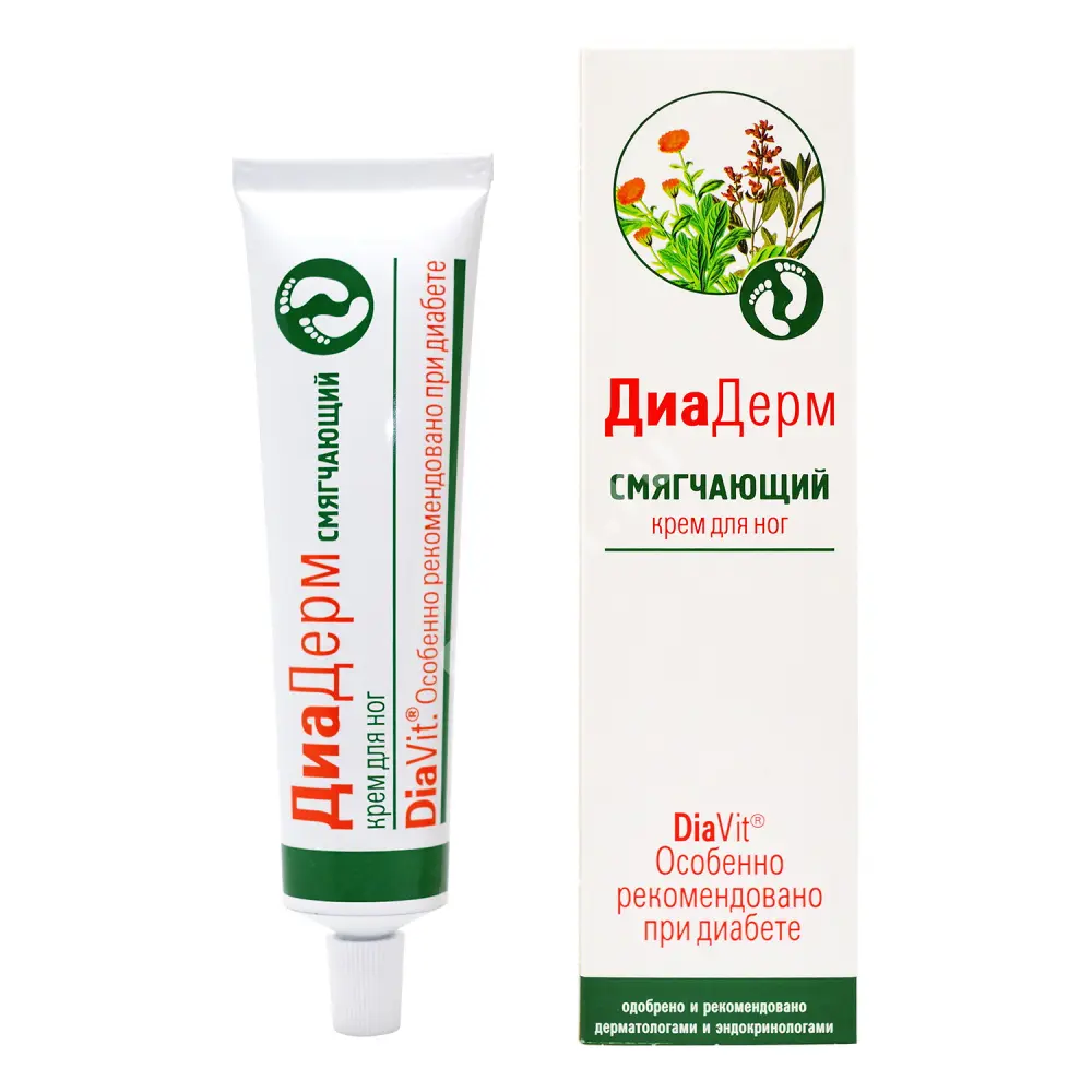 ДИАДЕРМ крем для ног смягч 75мл (АВАНТА, РФ)