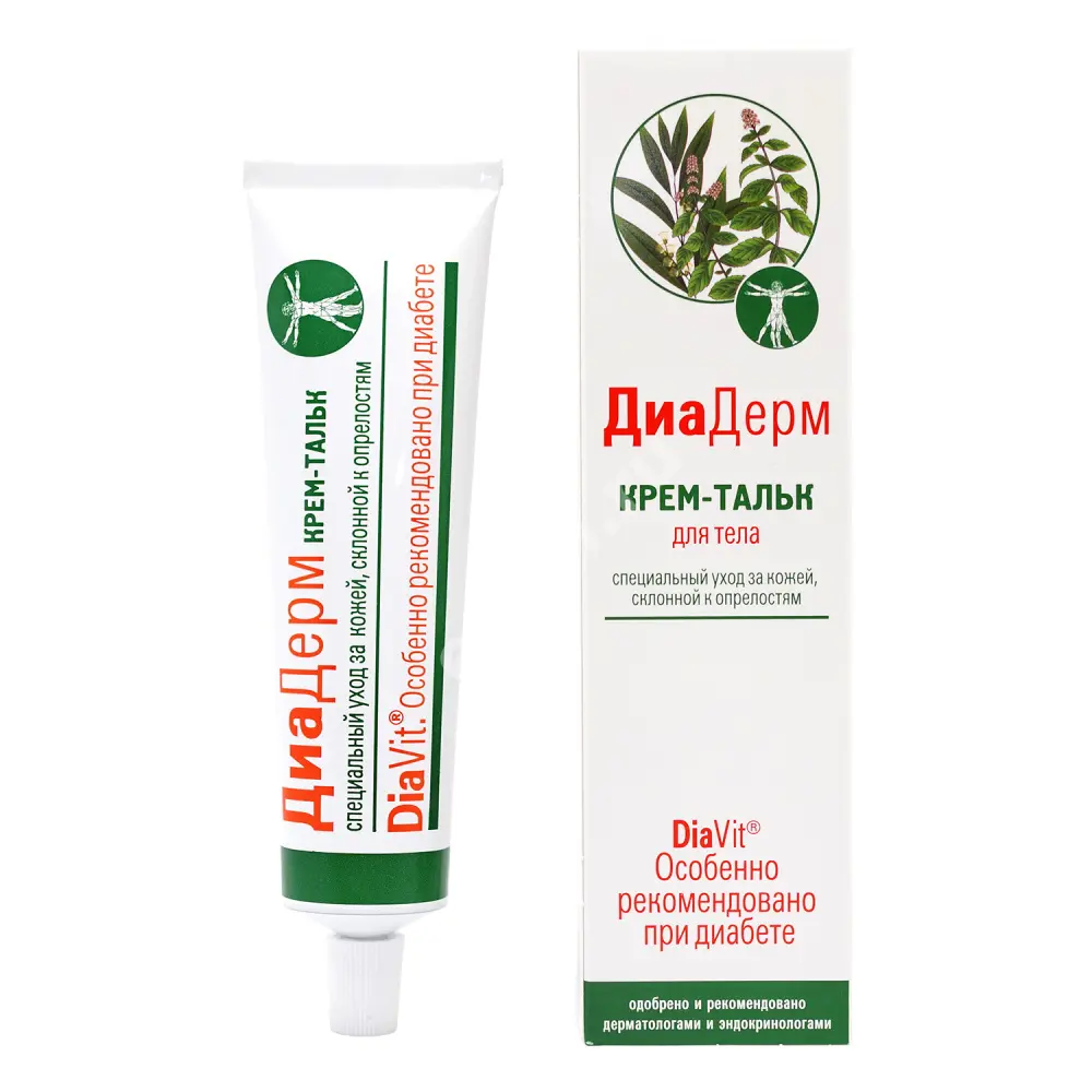 ДИАДЕРМ крем-тальк для тела д/кожи склонной к опрелостям 75мл (АВАНТА, РФ)