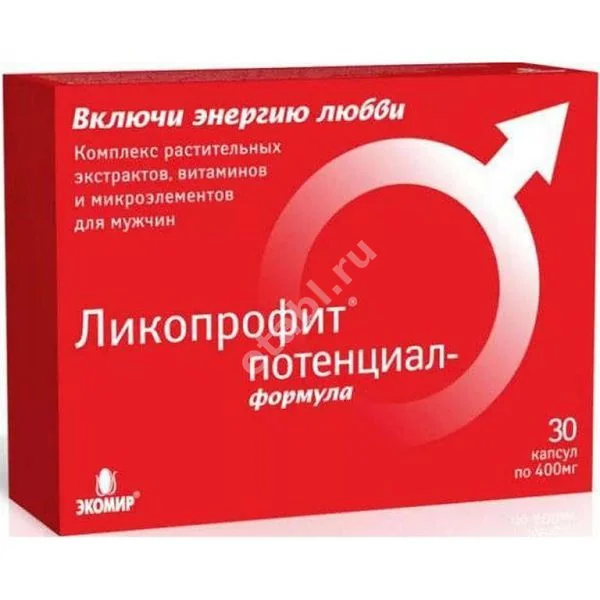 ЛИКОПРОФИТ ПОТЕНЦИАЛ ФОРМУЛА капс. N30 (БАУШ ХЕЛС, РФ)