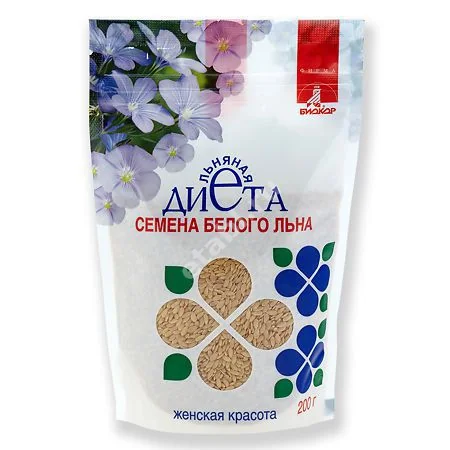 ЛЬНА СЕМЯ Женская красота (пак.) 200г N1 (Биокор, РФ)