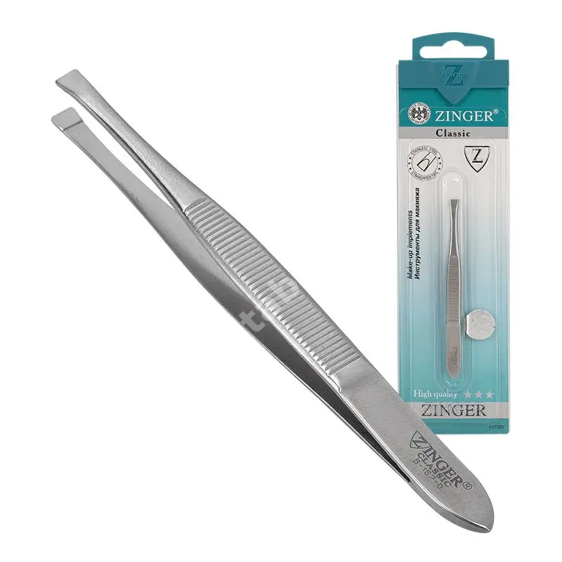 МАНИКЮРНЫЕ ПРИНАДЛЕЖНОСТИ пинцет Зингер арт.zo-B-157D (Зингер/Плант ООО, РФ)