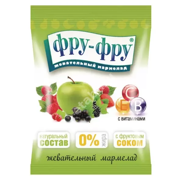 ФРУ-ФРУ мармелад Фруктовое ассорти 30г (СЛАДКАЯ СКАЗКА, ЧЕХИЯ)