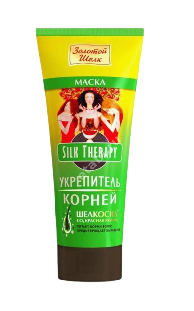 ЗОЛОТОЙ ШЕЛК Silk Therapy маска для волос укрепл корней 200мл (ЭЛЬД, РФ)