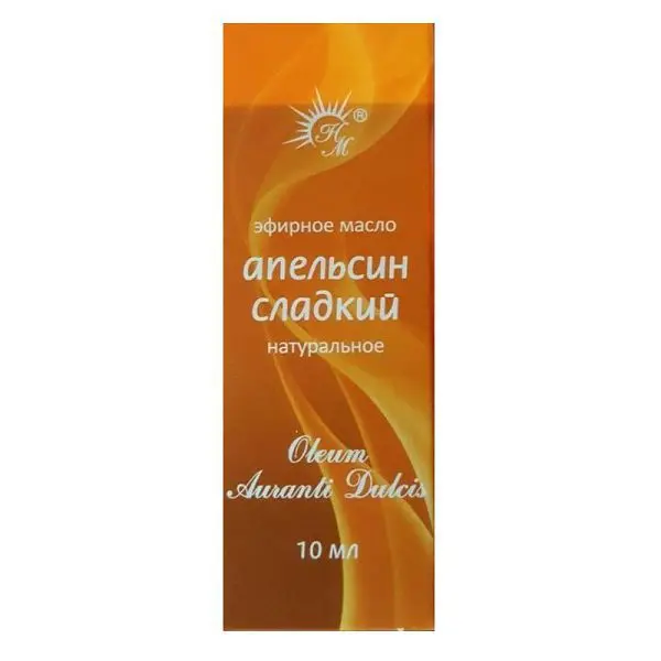 МАСЛО ЭФИРНОЕ Апельсин сладкий 10мл (Натуральные масла ООО, РФ)