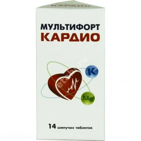 МУЛЬТИФОРТ КАРДИО табл. шип. N14 (МАТЕРИА МЕДИКА, РФ)
