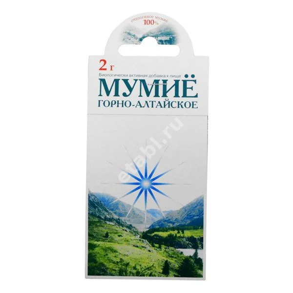 МУМИЕ Горно-Алтайское пластины 2г N1 (Травы Алтая, РФ)