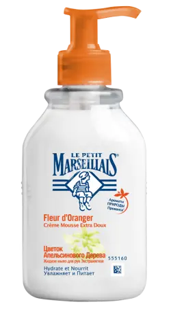 ЛЕ ПЕТИТ МАРСЕЛЬЕ (Le Petit Marseillais) мыло жидкое для рук Цветок Апельсин. дерева 300мл (ДЖНС&ДЖНС, ИТАЛИЯ)